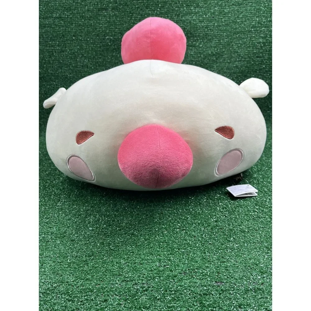 Final Fantasy All Stars Dissidia Moogle Face Pillow Plush 18 inches NWT‎